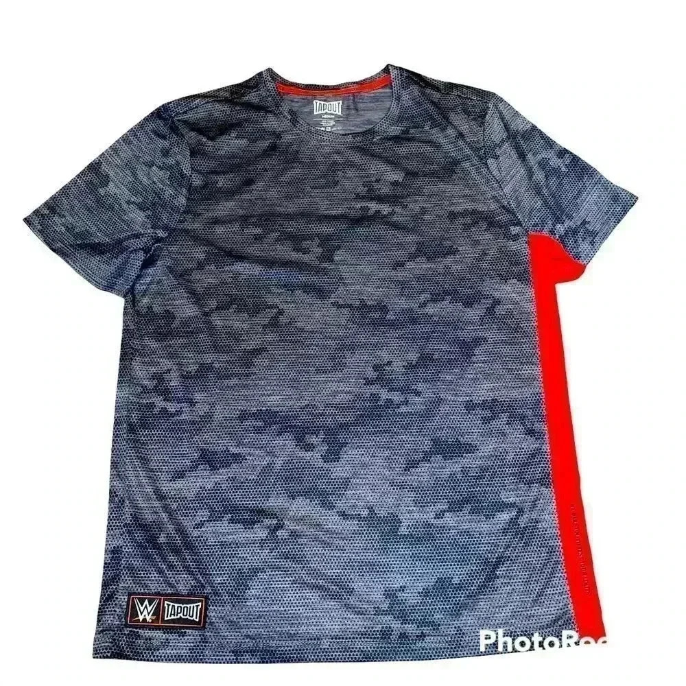 TAPOUT MPS Tee Shirt Work Out Shirt “We Dare You To Test Your Limits” Size M